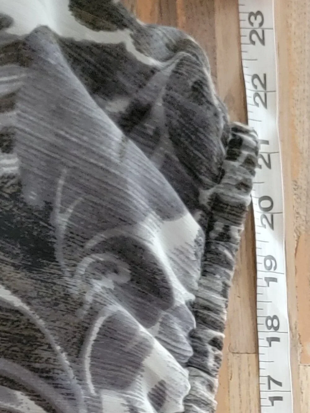 Gray/White/Black vintage-inspired grey/white animal floral print tiered skirt